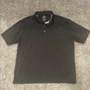 Iron Oak Apparel Co. - “The Badland” Men's Black Polo Shirt